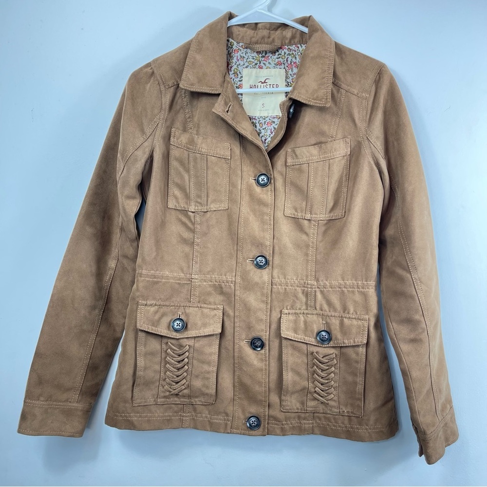 Hollister Tan Light Weight Coat/Blazer - Picture 5 of 7